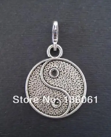 Винтажное изделие из серебра подвесная подвеска с подвеской бабочкой крестом