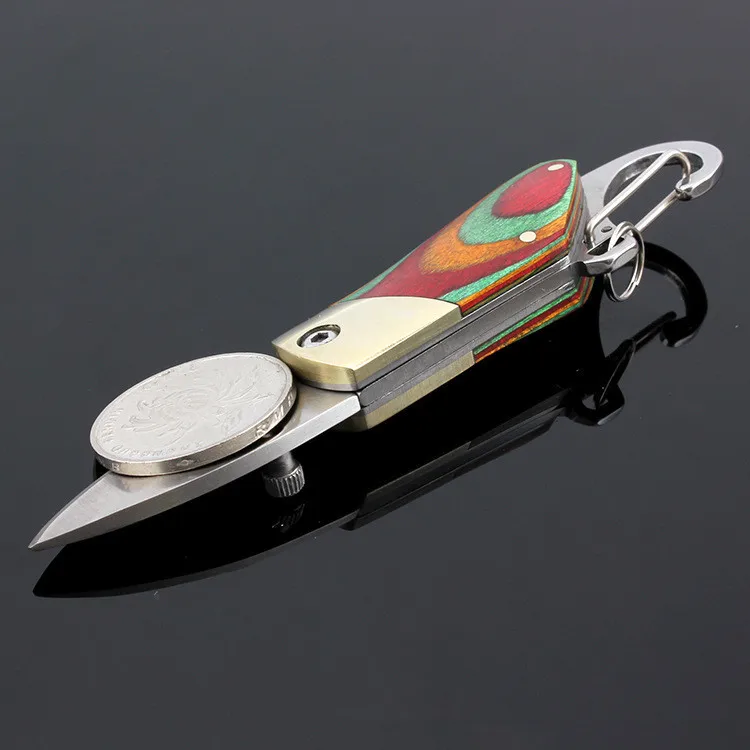 Карманный мини-нож QQ складной нож для ключей с лезвием кемпинга охоты выживания