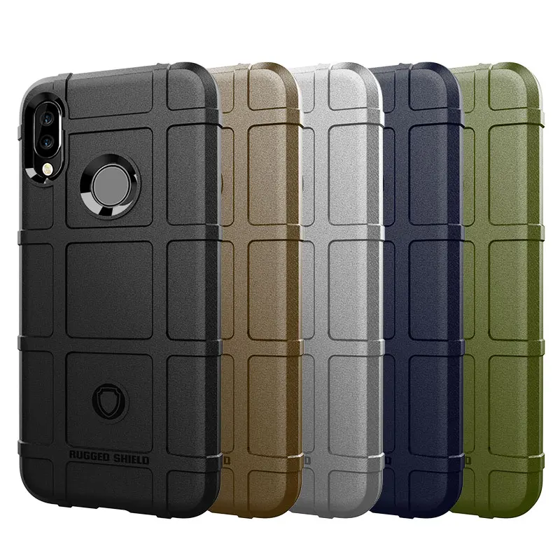 Противоударный чехол для Huawei Y6 Мягкий противоударный бампер Prime 2019 |