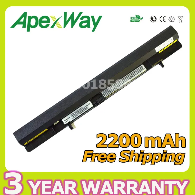 Аккумулятор Apexway для ноутбука Lenovo IdeaPad S500 Flex 14 14D 14M 15 15D 15M L12L4A01 L12L4K51 L12M4A01 L12M4E51 L12M4K51