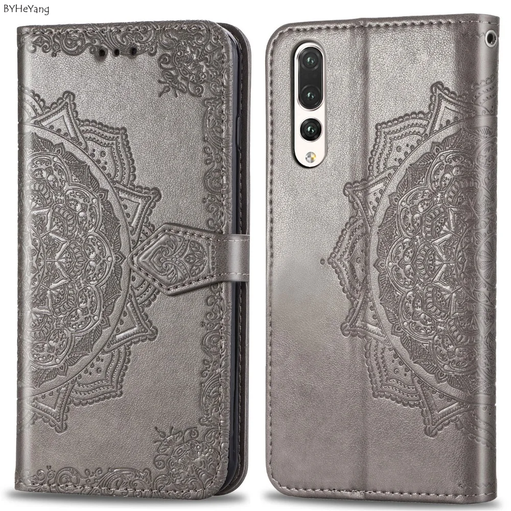 P20 Pro Чехол из искусственной кожи и держатель TPU Чехлы-бумажники с подставкой для