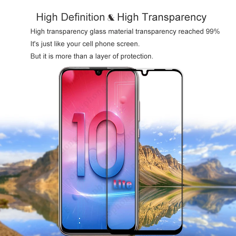 Защитное закаленное стекло для Huawei Honor 10 lite light honor10 6 21 защитная пленка