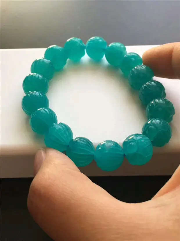 

Natural Crystal Bracelet crystal From Mozambique stone 12mm AAAA