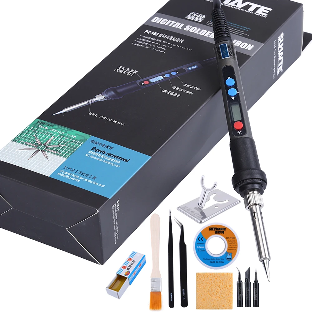 

90W 220V Adjustable Temperature Electric Soldering Iron Kit Welding Solder Station Heat Pencil Repair Tools