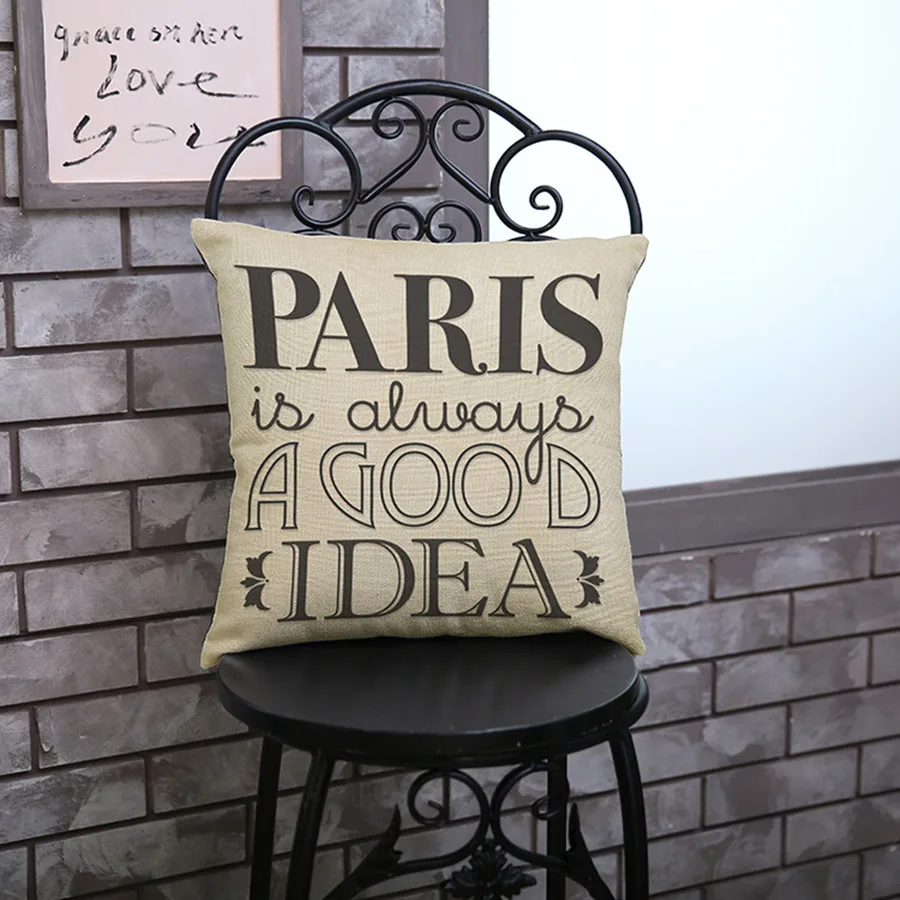 Черная классическая Подушка с надписью Love Sweet наволочка Express Greetings декоративная