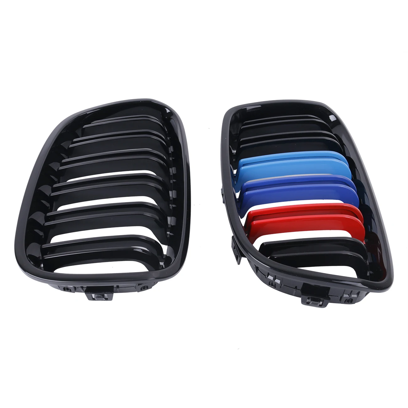 M-Color Двойная Передняя решетка грили для почек BMW F20 F21 M Sport 118i 120i 125i 2010-2014 глянцевый