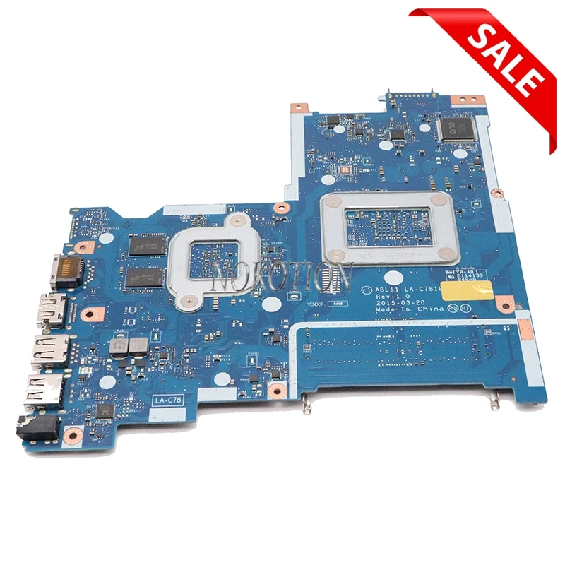 NOKOTION ABL51 LA-C781P 813971-501 813971-001 для hp 15-AF Материнская плата ноутбука A8-7410 cpu DDR3 полностью