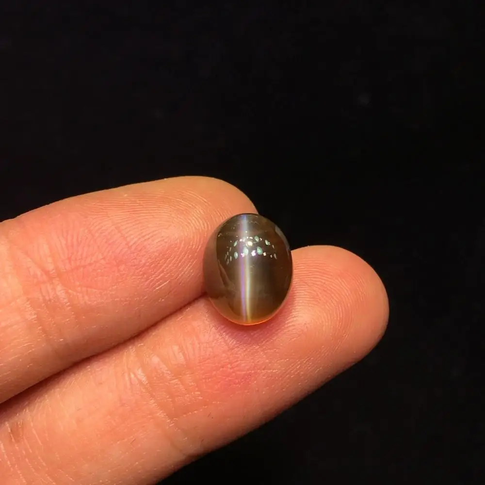 Хризоберил кошачий глаз драгоценный камень натуральный хризоберил 6.71ct