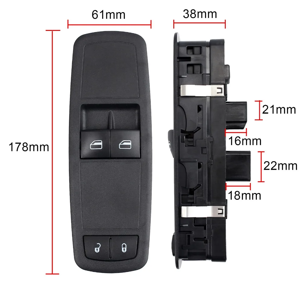AUTOUTLET 04602537AE 4602537AE DC 12 В выключатель питания с боковой стороны для Dodge Grand Caravan Chrysler