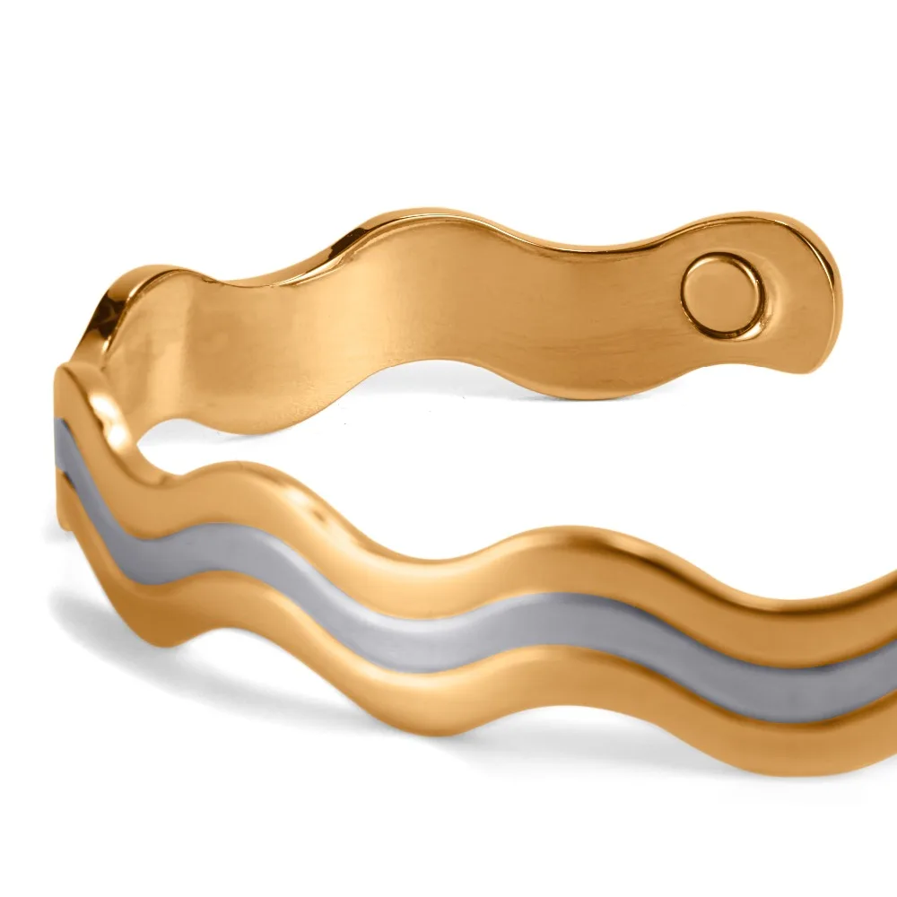 Модный медный браслет RainSo! 6 магнитов баланс здоровья магнитный Чистый браслеты