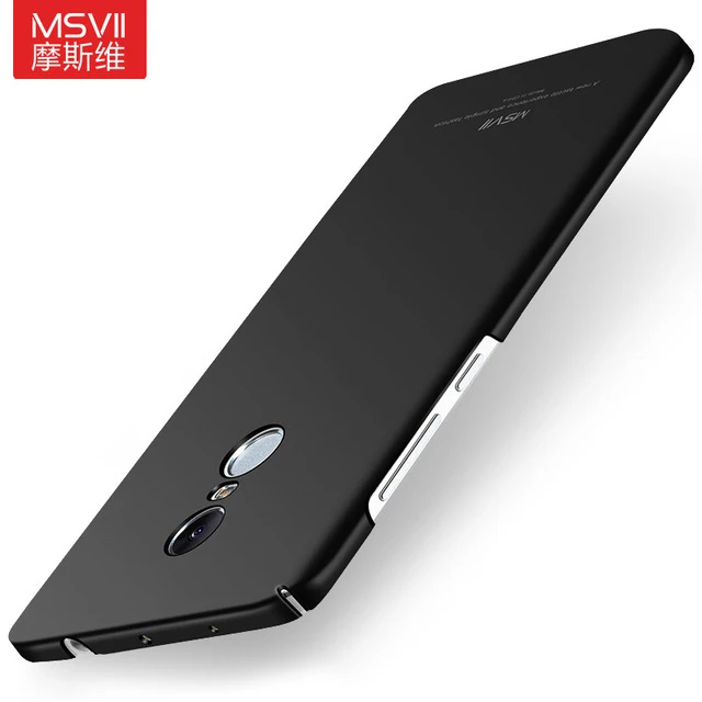 Роскошный чехол MSVII для Xiaomi redmi note 4X Pro (4 Гб ОЗУ 64 ПЗУ) жесткий матовый из