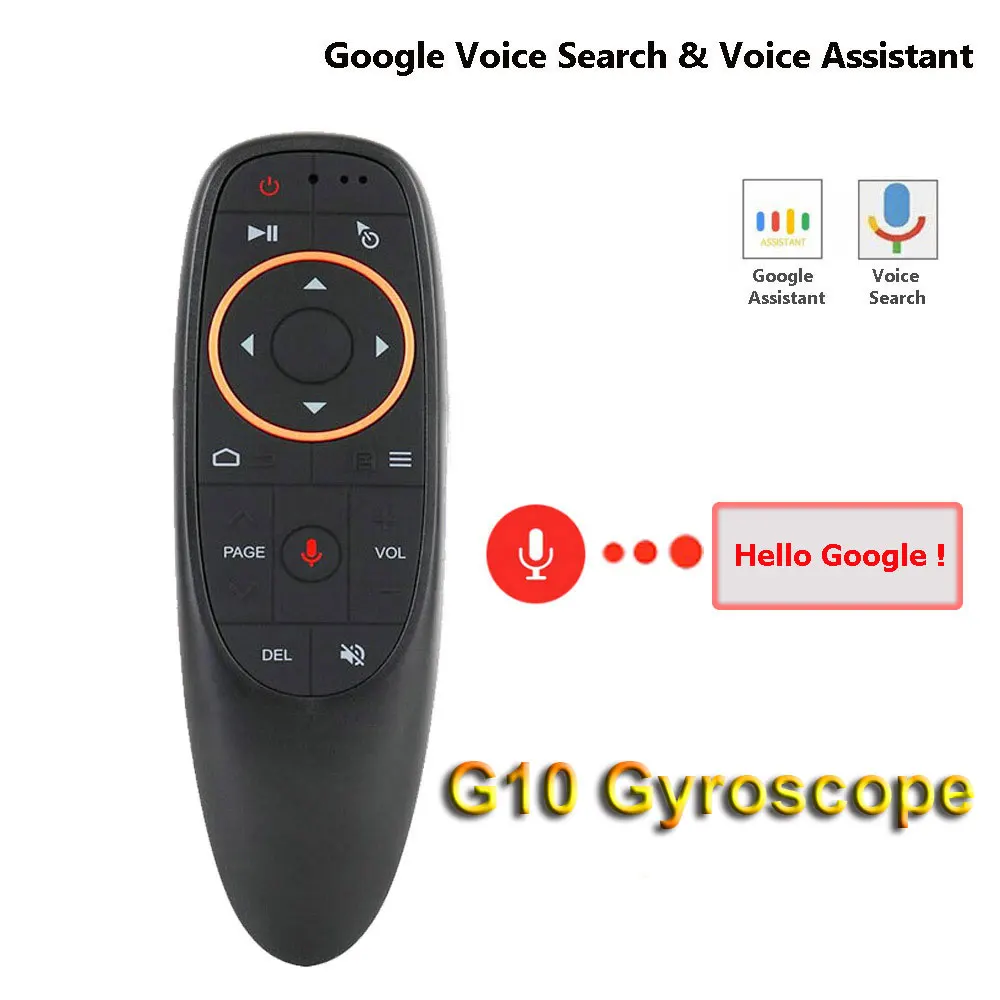 G10 With Gyroscope H96 MAX Smart tv box 9,0 Rockchip RK3318 32 GB/64 GB Android tv box 2,4/5,0G WiFi Bluetooth 4,0 4 K 3D ip tv Android box - Цвет: G10 With Gyroscope