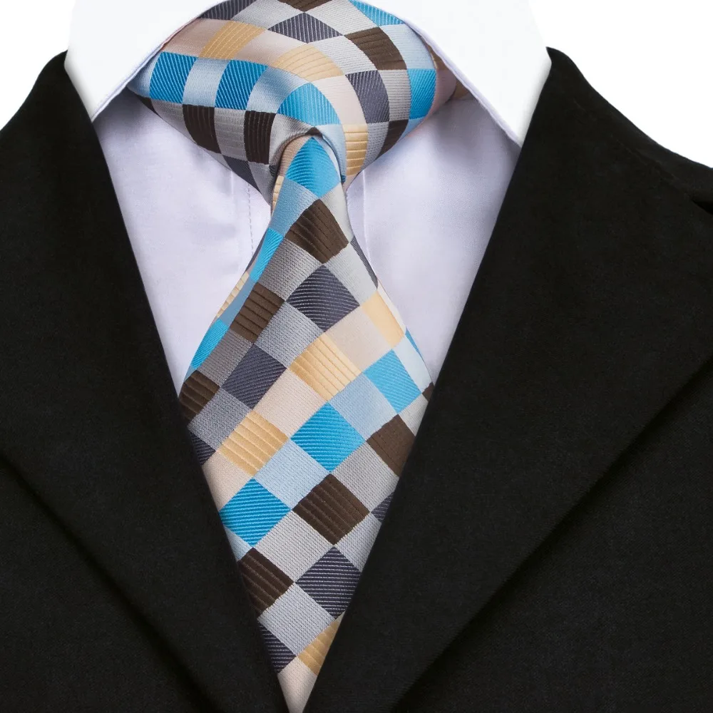 DN 275 Новый Классический! Мужской галстук из 100% жаккарда и шелка|woven silk necktie|silk