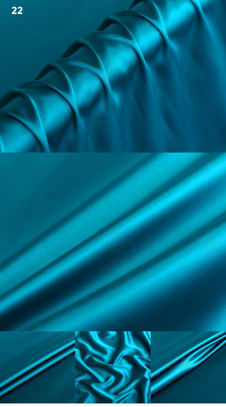 19M/M 24COLORS digital painting stretch satin silk fabric for dress tissu au metre telas por metros tecido tela shabby chic DIY