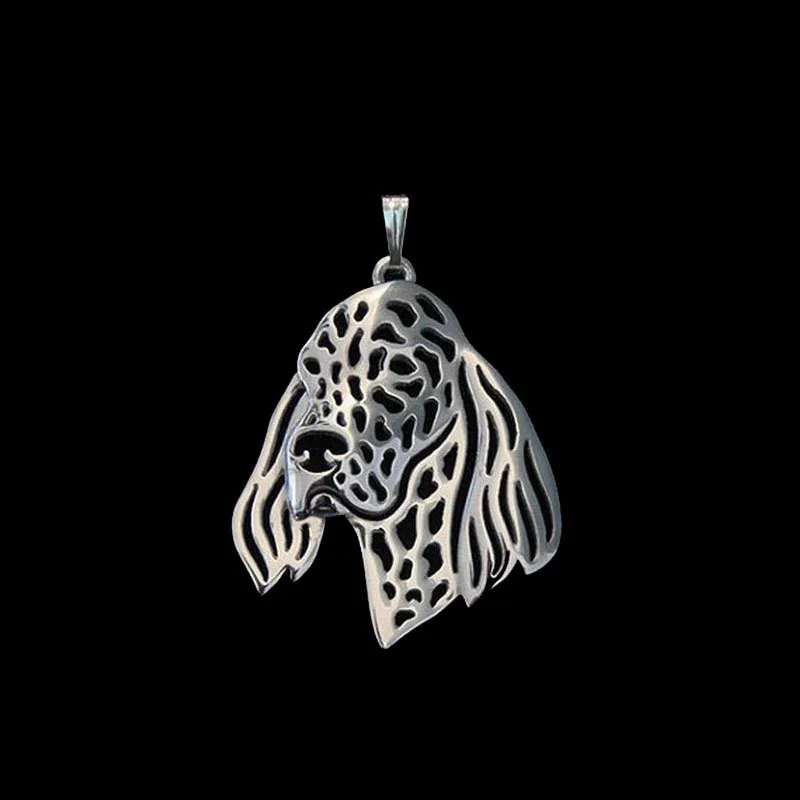 Модные женские Семейные кулоны для собак металлические подвески в английском