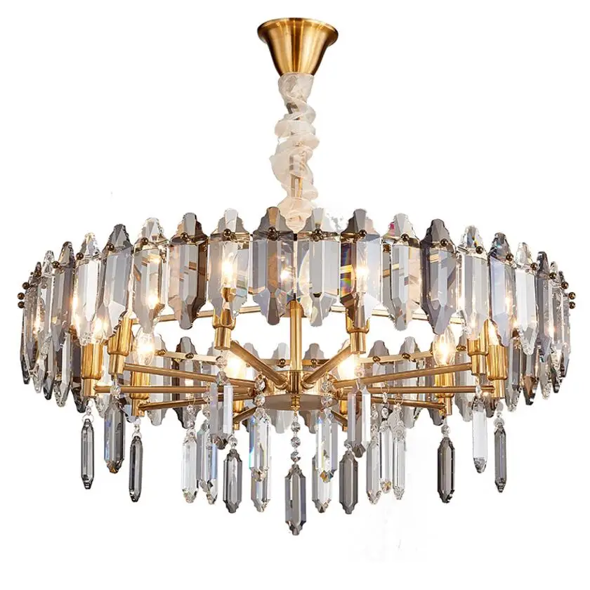 Роскошная хрустальная люстра для гостиной постмодерн светодиодный декоративный