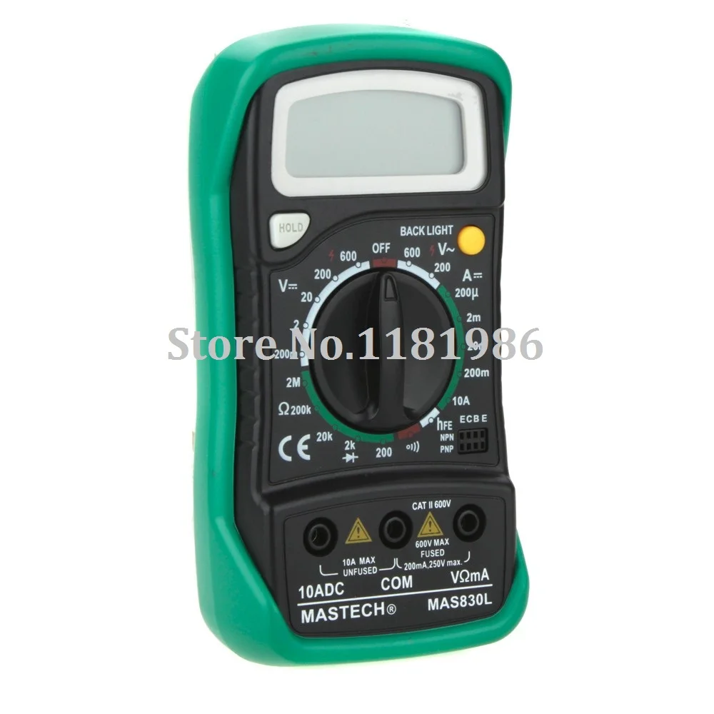 Цифровой Мультиметр Mastech MAS830L 31/2 Постоянный/переменный ток напряжение