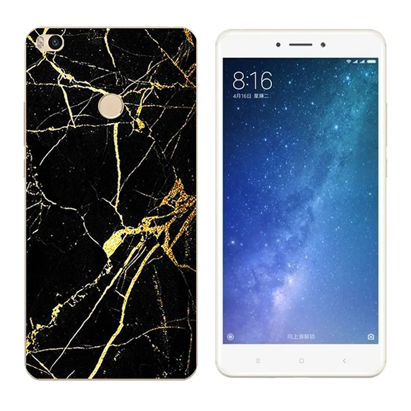 for Xiaomi Mi Max2 Case Scenery Cover Silicone Pine Printing Max 2 Phone Cases Xiomi |