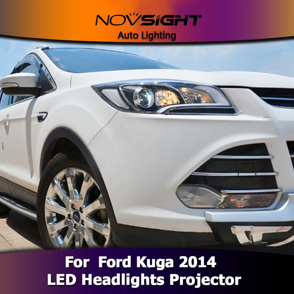 NOVSIGHT фара в сборе для Ford Kuga фары 2014 Автомобильный датчик стайлинга светодиодный