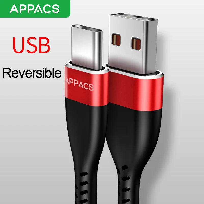 Кабель зарядный APPACS USB Type-C 1 2 м для Xiaomi 4C Nexus 5X/6P Huawei P9 | Мобильные телефоны и