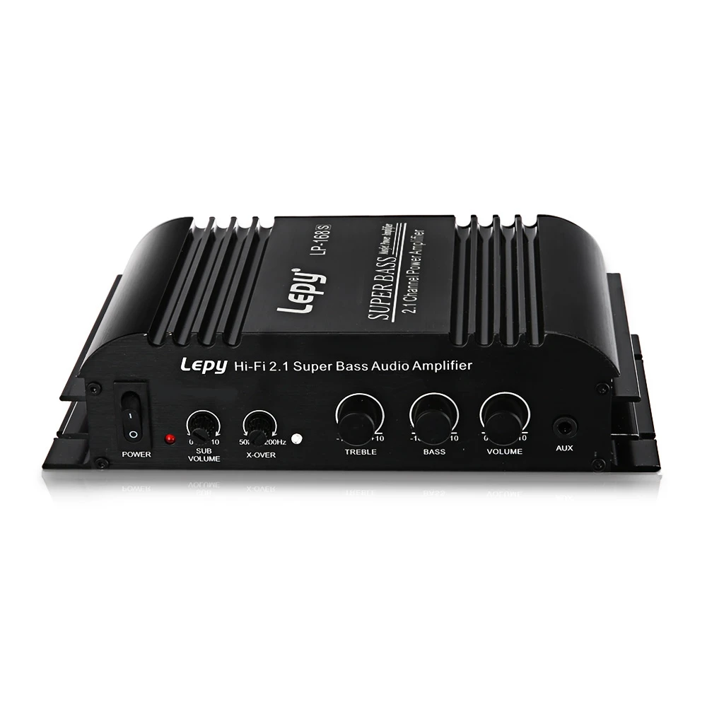 Мини Lepy LP 168S 12 V Авто аудио автомобильный усилитель автомобиля Мощный сабвуфер