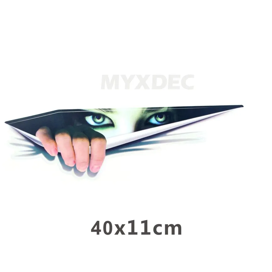 43X11 см, реалистичные 3D глаза, Peeking Monster, водонепроницаемая модная наклейка на автомобиль, Стайлинг для всех автомобилей Chevrolet Cruze Ford Focus
