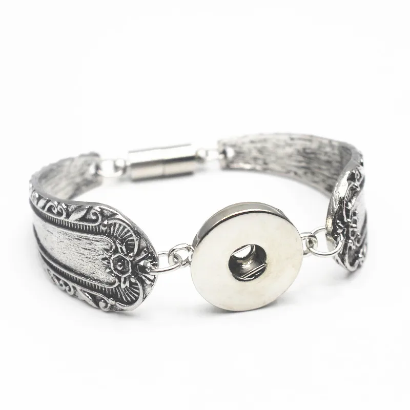 Часы женские винтажные с металлическими кнопками 18 мм 6 шт./лот|button bracelet|snap button