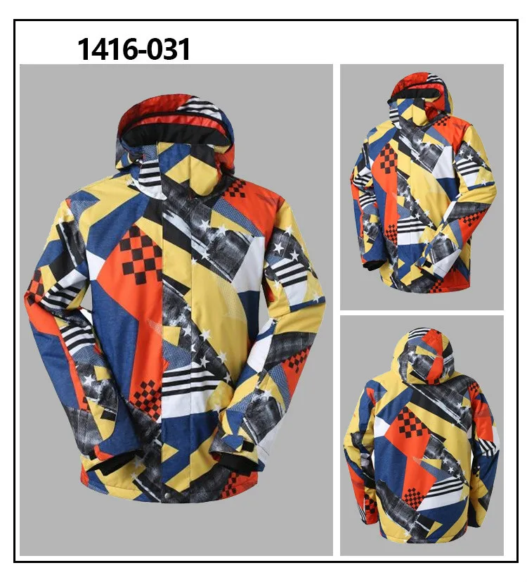 

GSOU SNOW Male Ski Suit Against Wind Waterproof Breathable Ski Jacket Outdoor Single Board Double Board Warm Ski Clothing