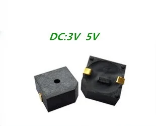 3V SMD активный зуммер, 3,3 V электромагнитный патч зуммер, HND9650B, 9,6*9,6*5 мм