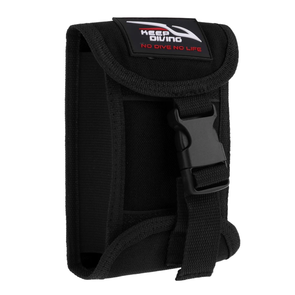 

1 Pcs Premium Scuba Diving 3KG Weight Pocket Quick Release Buckle Strap Accessory Pouch Dive Diving Replacement Black/Red