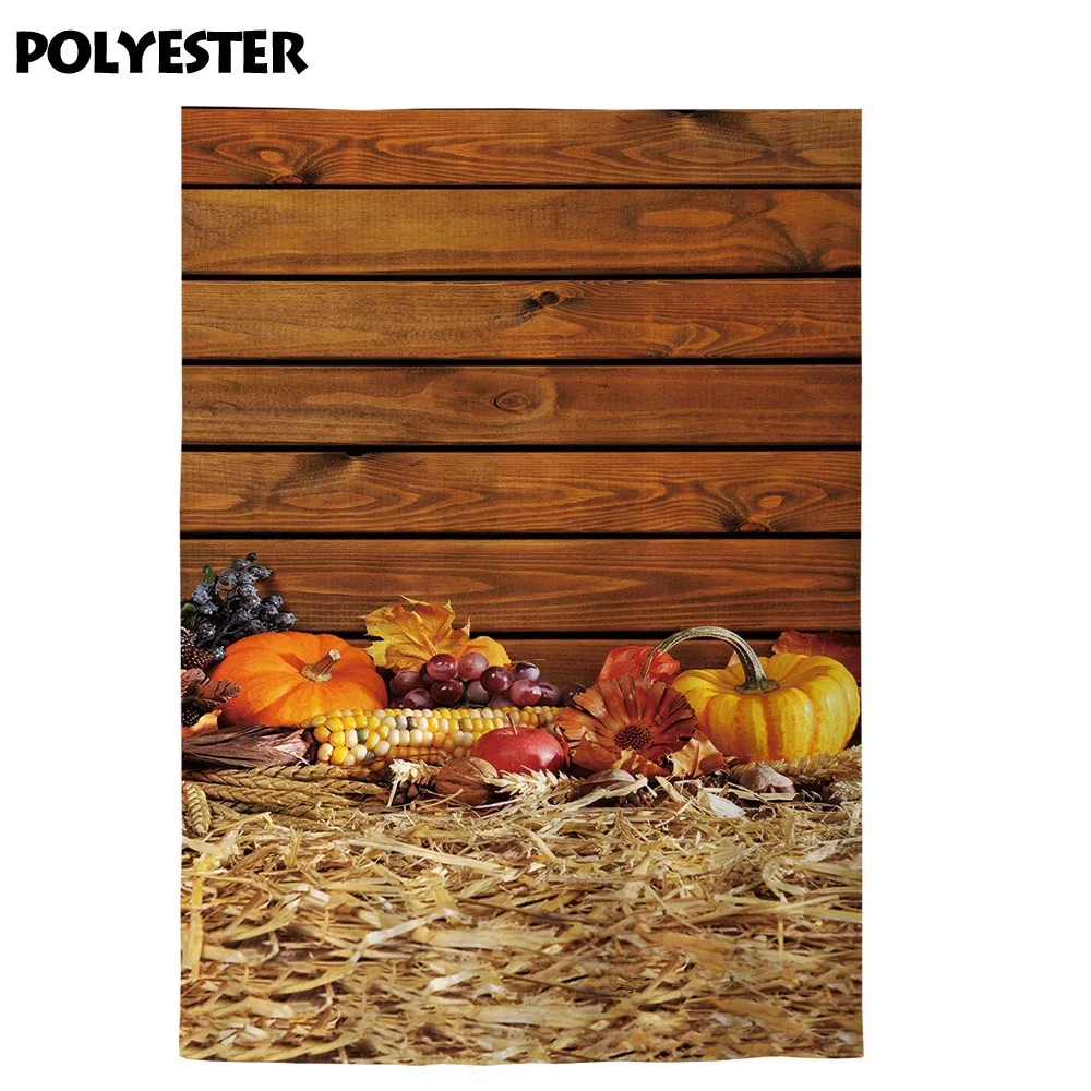 Allenjoy фон для фотосъемки Хэллоуин День благодарения осень Тыква деревянная доска
