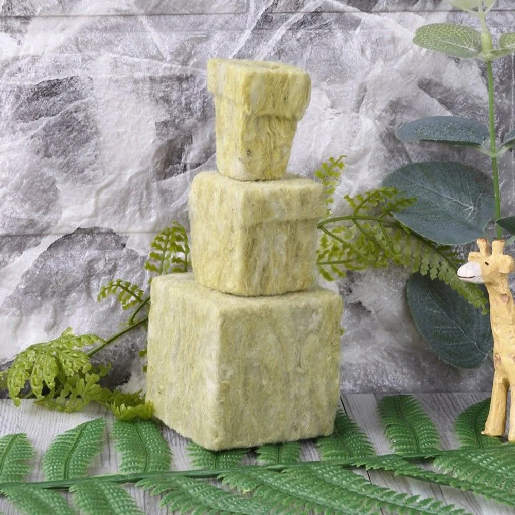 Гидропоники Grow Blocks Rockwool кубики безвредное культивирование вентиляционные средства сжатия база теплица Мини Сад практичный
