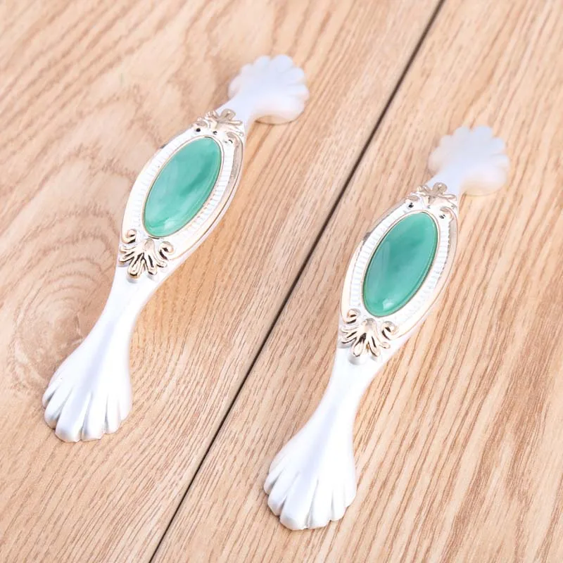 96 мм синий смоляный комод кухонный шкаф дверные ручки moden простые матовые