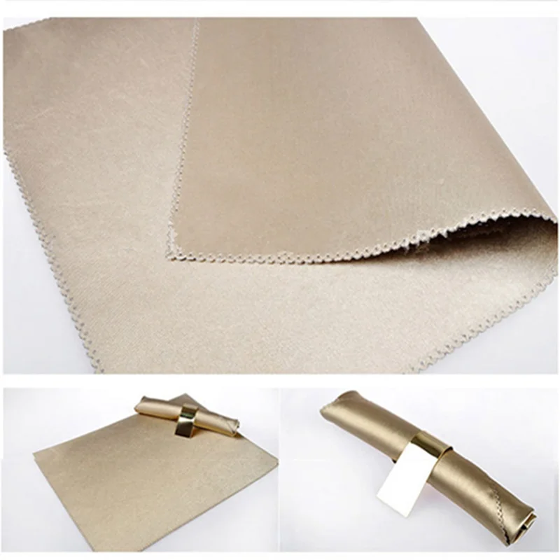 Золотая салфетка для стола свадебные салфетки праздничная гостиничная посуда на