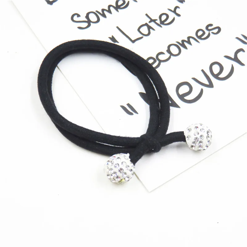 1PCS Novelty Shambala Ball Elastic Hair Bands For Girls Bohemian Headband Scrunchy Korean Fashion Kid Accessories Women |