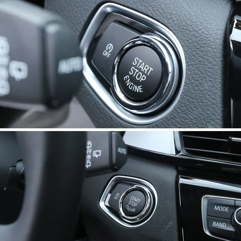 Аксессуары для BMW X1 F48 2 3 4 серии F30 2013 2017 хромированное ABS автомобильное пусковое