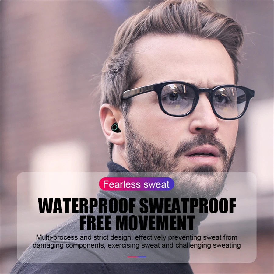 TWS Bluetooth 5 0 наушники беспроводные 3D стерео мини Hands Free с микрофонами для iphone