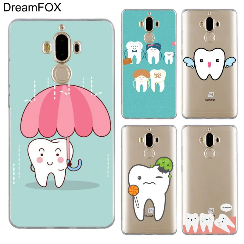 DREAMFOX M210 Dentist Dental Soft TPU Silicone Cover Case For Huawei Mate 8 9 10 20 30 Lite Pro |