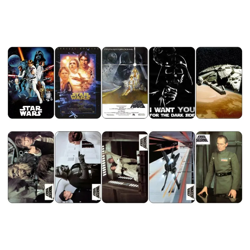 Star War 1 8301 Звездные войны фильм коллекционный планировщик для скрапбукинга наклейка мини постер для декораций кредитный идентификатор автомобиля карты стикер s - Цвет: Star War 1 8301
