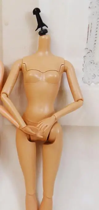 Белый 28 см 12 суставов Модная кукла тела съемное плечо тела DIY аксессуары для Bobb куклы девушки - Цвет: Белый