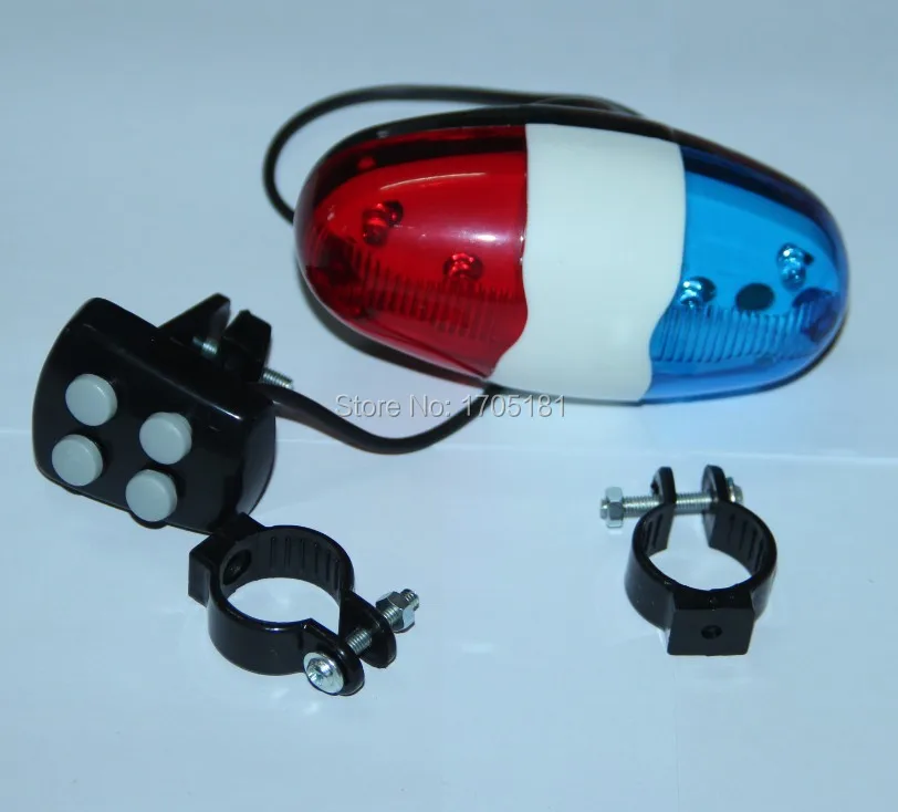 Электронные гудки для велоспорта Предупреждение льный светильник с 4 звуками и 6