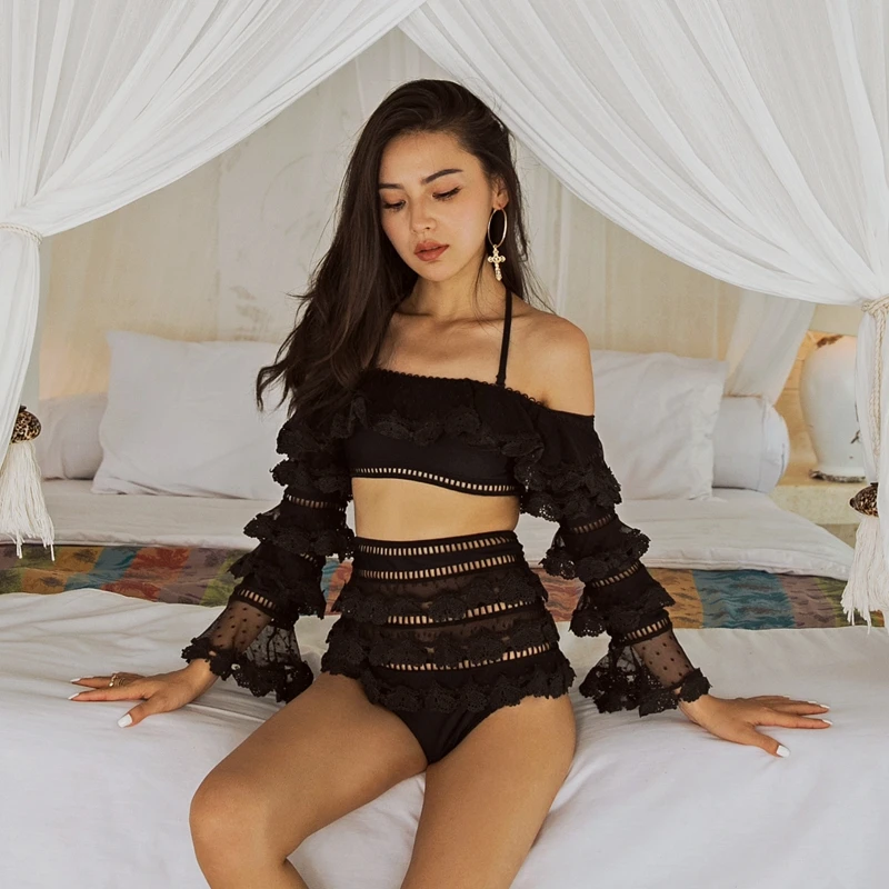 Женские бикини купальный костюм 2020 раздельный женский размера плюс Новое