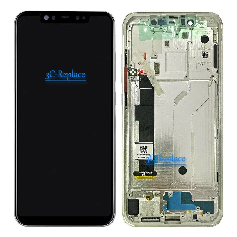 Оригинальный ЖК-дисплей Supor Amoled / OLED 6 2 дюйма для Xiaomi Mi 8 MI8 дигитайзер сенсорный