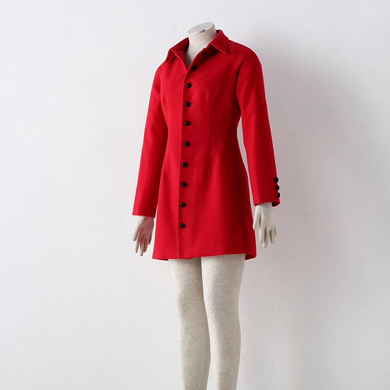 Костюм для косплея аниме Святого грейла костюм Тосака Рина красное пальто модные