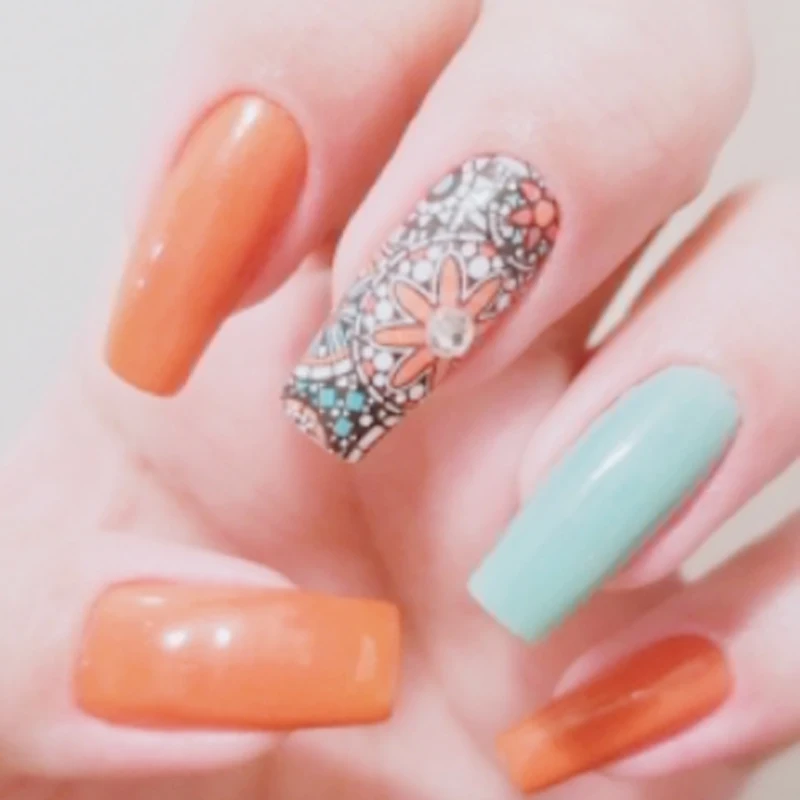 Быстро раскупаемый 1 лист гвозди в стиле ретро украшения художественный