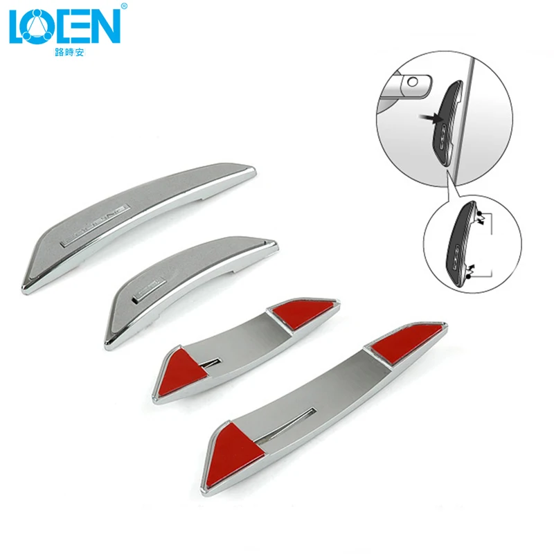 LOEN 4 шт. Автомобильная наклейка защита двери боковые края Защитная Наклейка s для