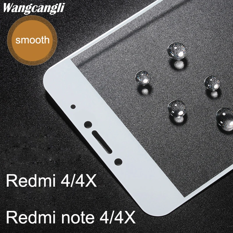 Wangcangli оптовая продажа стекла для xiaomi Redmi 4x note 4 Защитная пленка экрана 3D полное