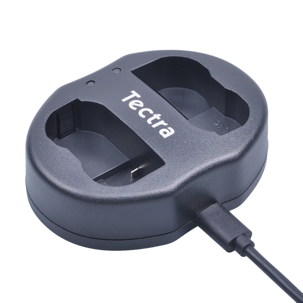 Комплект из 3 предметов Tectra зарядное устройство ENEL15 + USB двойное адаптер