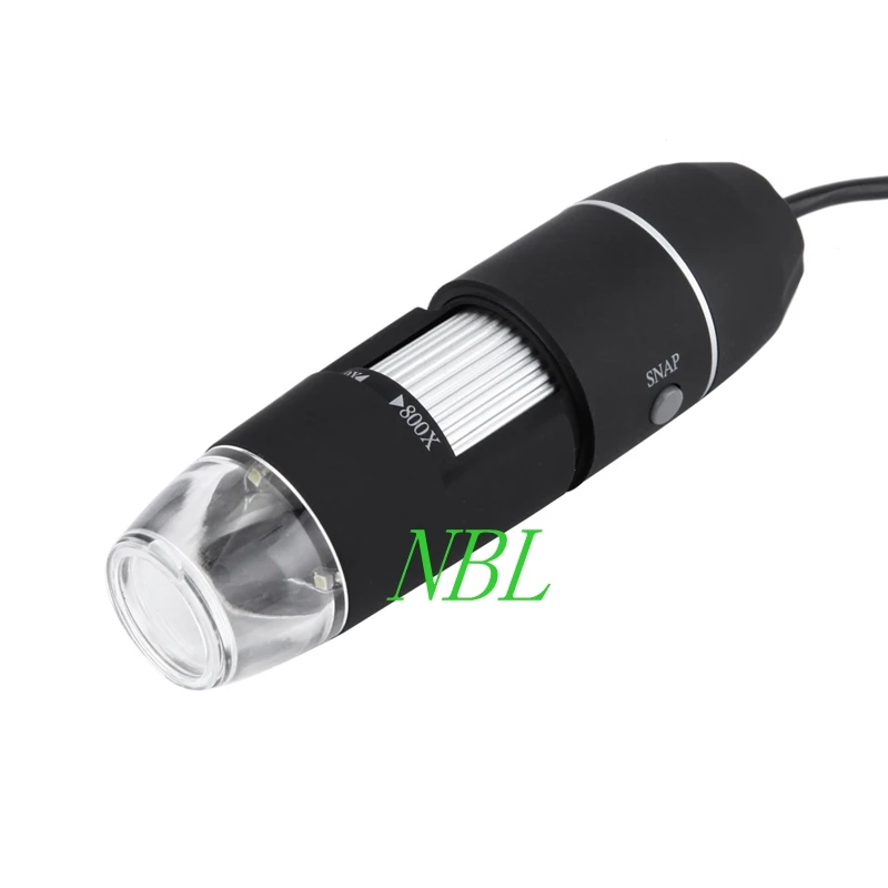 Цифровой эндоскоп электронный микроскоп с HD разрешением 800х USB 8 светодиодами