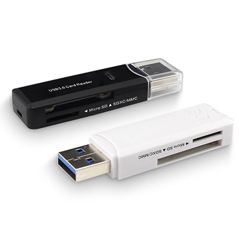 Larryjoe Высокоскоростной USB 3 0 кардридер памяти Комплект для SD/MicroSD/TF Транс Флэшка